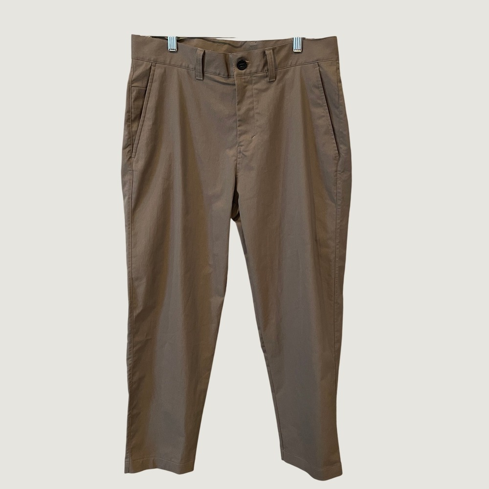 Lululemon Commission Slim-Fit Pant 30 Warpstreme Taupe Brown Chino LM5AN1S 32